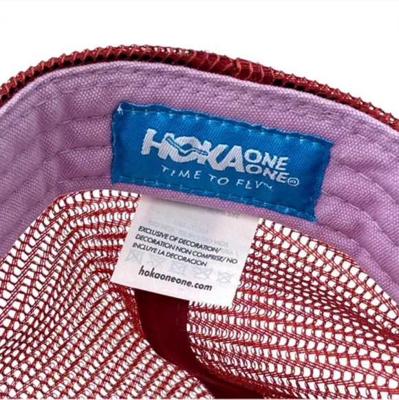 Hoka One One Trail Trucker Hat Purple Colorblock - Picture 6 of 6